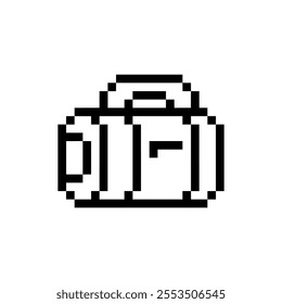 big outline bag pixel art