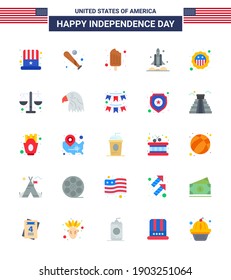 Big Pack of 25 USA Happy Independence Day