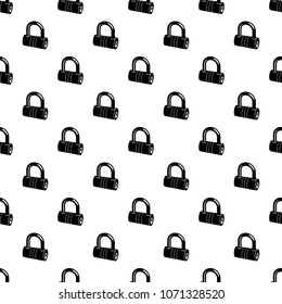 Big padlock pattern vector seamless repeating for any web design