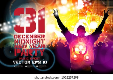 Big party, background for poster or banner