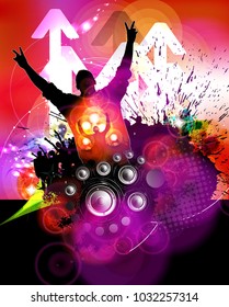 Big party, background for poster or banner