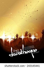 Big party illustration. Vector