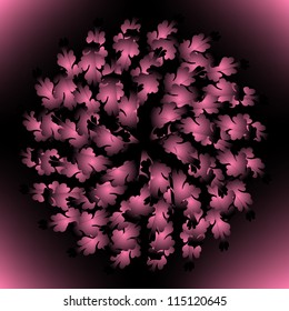 Big pink flower
