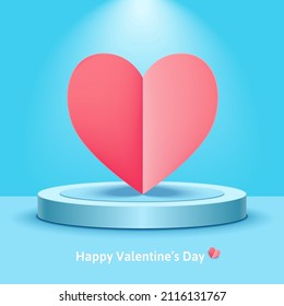 Happy Valentine day poster Royalty Free Stock SVG Vector and Clip Art