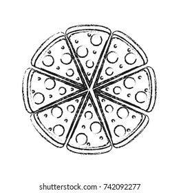 Big pizza food