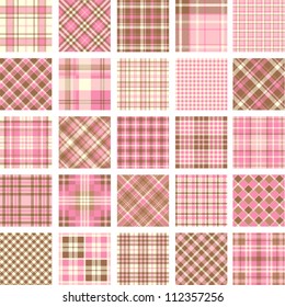 Big Plaid Pattern Set