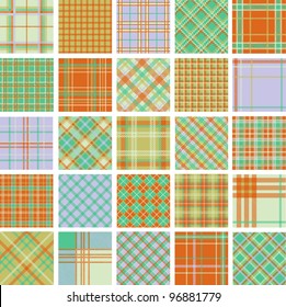 Big plaid patterns set