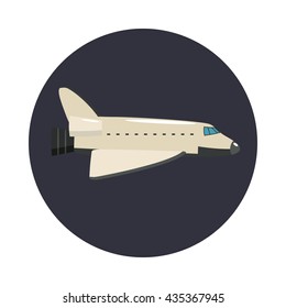 Big plane icon, cartoon style