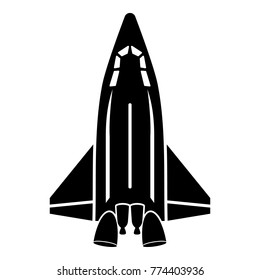 Big plane icon. Simple illustration of big plane vector icon for web