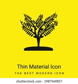 Big Plant Like A Small Tree minimal bright yellow material icon
