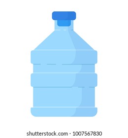 Big plastic bottle with mineral water for the cooler