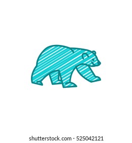 Big Polar Bear Logo Design Template