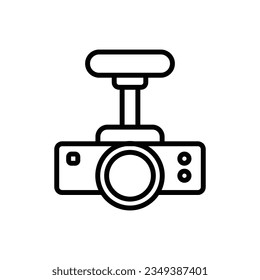 Big Projector Outline Icon Vector Illustration