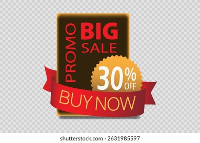 Big promotion and sale discounts. Vector illustration
