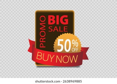 Big promotion and sale discounts. Vector illustration