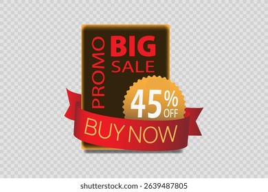 Big promotion and sale discounts. Vector illustration