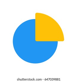 Quarter Pie Chart Images, Stock Photos & Vectors | Shutterstock