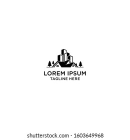 Big  Real Estate Building and Construction Logo Vector Design Eps 10