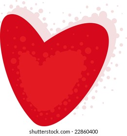 big red heart