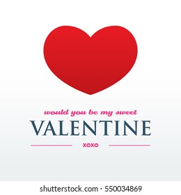 Big Red Love - would you be my valentine