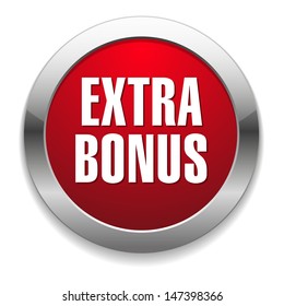 Big red metallic extra bonus button