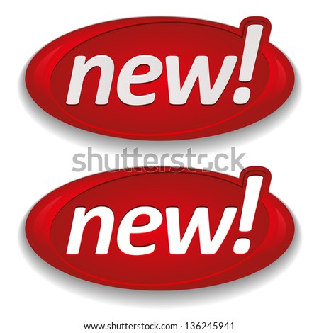 Big red new buttons