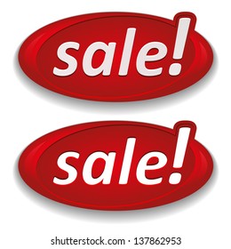 Big red sale button