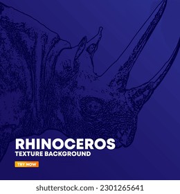 großer Rhinokopfstrukturhintergrund