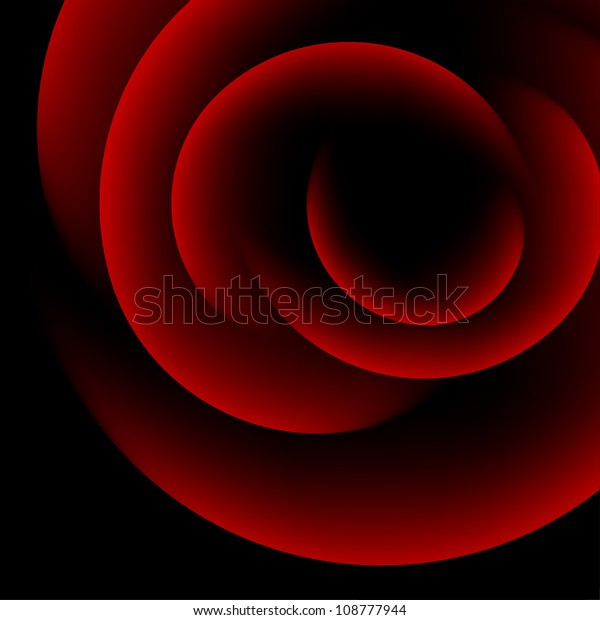 Big rose. Abstract background