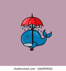 Big sad whale