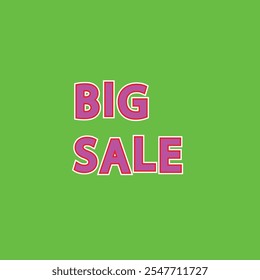 BIG SALE 3D TEX big sale, 3D text, promotional typography