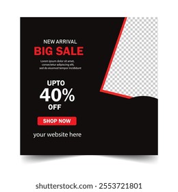 Big sale 50%. Number special discount sign template design.