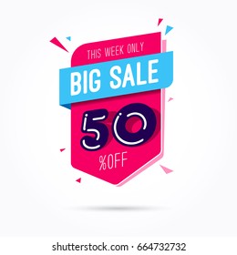 Big Sale 50% Off Label