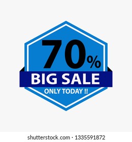 Big Sale 70% vector