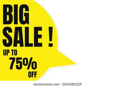 Big Sale Up to 75% Off Graphic
