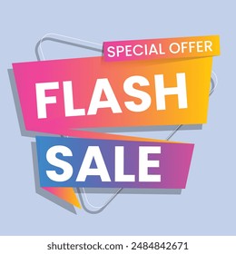 Big sale with abstract gradient background, up to 50% off. Discount promotion layout banner template design. Vector illustration