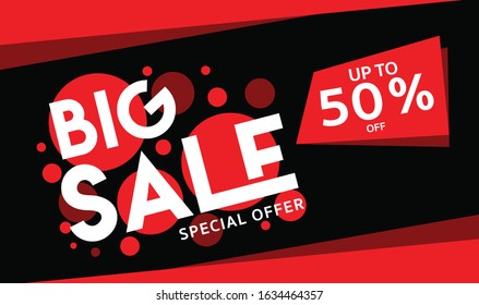 big sale background vector design