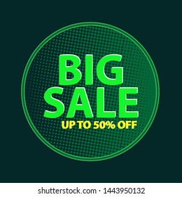 big sale background vector image