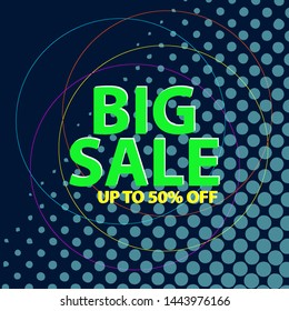 big sale background vector image