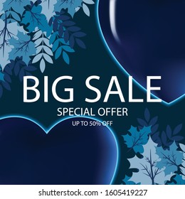 big sale background vector image