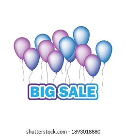 big sale background vector image