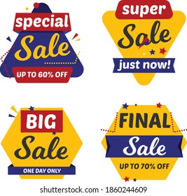 big sale badge vector illustration and sticker design