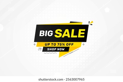 Big sale banner. Abstract colorful sales banner.  template. Biggest sale of the year. discounts Big sale. Product discount festival tag design. Promotion special marketing poster design banner design.