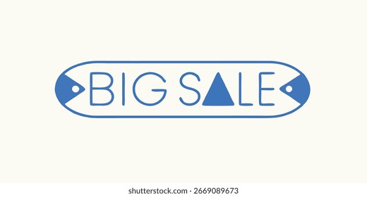Vector de fondo de Anuncio de venta grande 