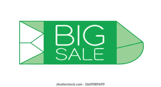 Big sale banner background vector 