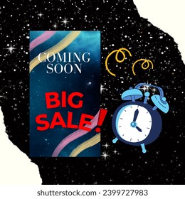 Big Sale Banner Design Template, Discount Tag, Offer Poster, Vector Illustration