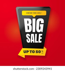 Big sale banner design. - Vector,