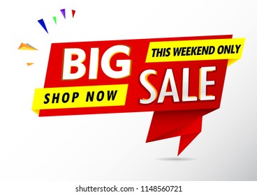 big sale banner red,sale label