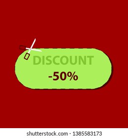 Big Sale Banner. Ribbon. Vector Illustration
