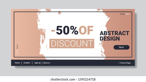 big sale banner special offer promo campaign advertising layout poster shopping discount concept horizontal template copy space vector illustration